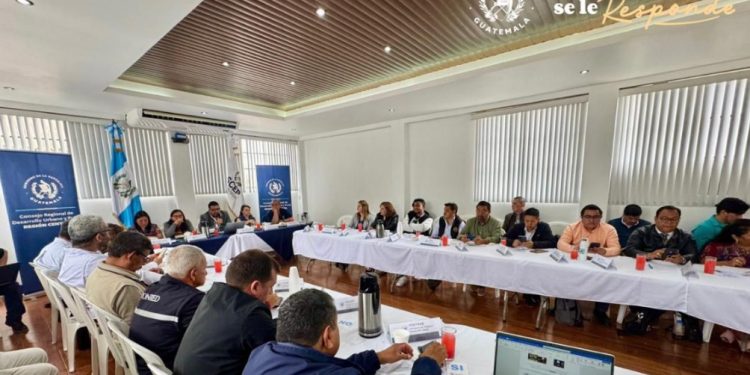 Reunión del Coredur Región Central fortalece la planificación estratégica en Escuintla