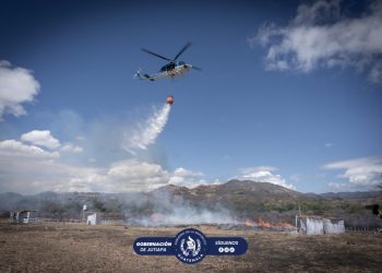 Mantienen coordinaciones para la atención y prevención de incendios forestales en Jutiapa