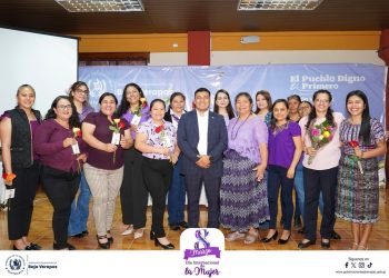 Reconocen el valioso aporte de las mujeres en el desarrollo de departamento de Baja Verapaz
