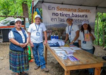 Fortalecen acciones de ordenamiento y prevención en Lanquín durante Semana Mayor 2026