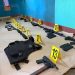 Armas localizadas en guaridad de pandilleros durante allanamiento en la zona 18.
