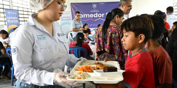 Habilitan nuevo comedor social en Chisec./Foto: Álvaro Interiano.