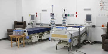 Hospital Nacional de Chimaltenango renovó el área del intensivo de pediatría. (Foto: MSPAS)