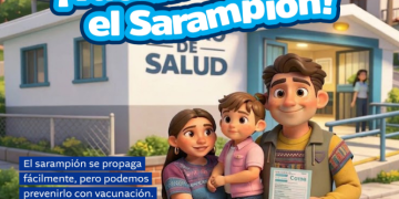 Salud realiza jornada de vacunación contra el sarampión . / Foto: MSPAS.