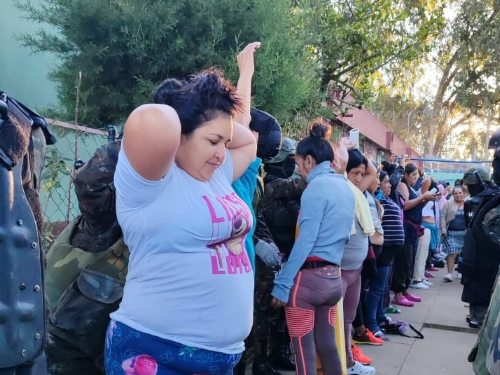 Realizan requisa en Centro de Orientación Femenina de Fraijanes. / Foto: PNC.