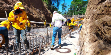 Rehabilitación de la ruta CITO 180 avanza con la construcción de bóveda./Foto: CIV.