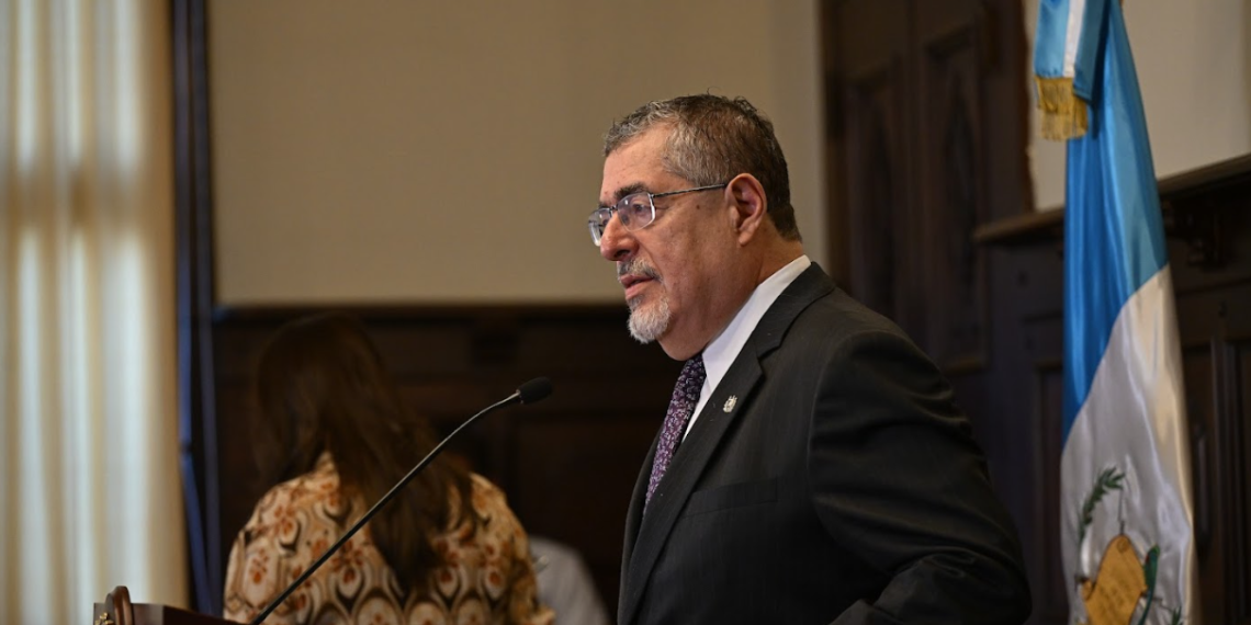 Presidente Bernardo Arévalo.