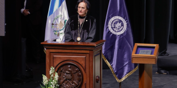 Annabella Morfín, magistrada presidenta de la CC. / Foto: Dickens Zamora.