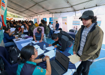 Feria Nacional del Empleo en Ciudad de Guatemala./Foto: Mintrab.