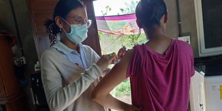 Ministerio de Salud impulsa la microplanificación para organizar las acciones contra el sarampión. (Foto: MSPAS)