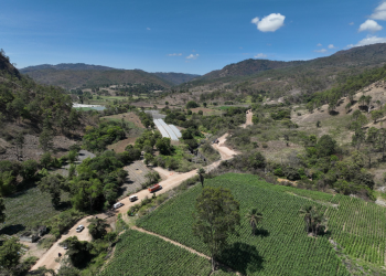 Avanzan los trabajos viales en San Carlos Alzatate, Jalapa. / Foto: Dickéns Zamora.