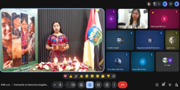 Comunidad lingüística "kaqchikel" realiza taller de derechos lingüísticos y culturales. / Foto: ALMG.