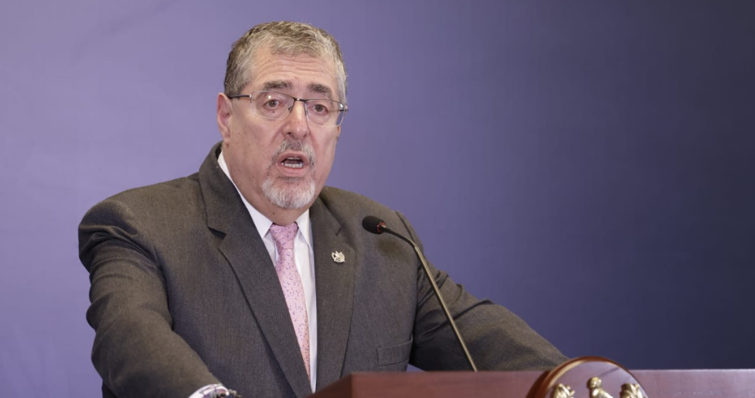 Presidente Bernardo Arévalo en La Ronda. / Foto: Dickens Zamora.