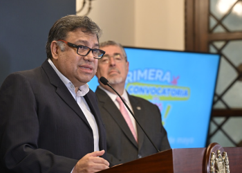 Secretario de Segeplan, Carlos Mendoza.