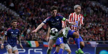 Atlético de Madrid y Arsenal protagonizan un frío empate en las semifinales de la Champions League