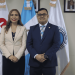 Pai Ela Escobar, directora de DGT, junto al viceministro de Transportes, Fernando Suriano. / Foto: CIV.