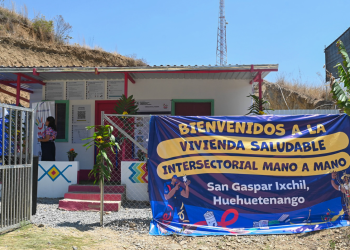 Inauguran "vivienda saludable" en San Gaspar Ixchil, Huehuetenango. / Foto: Mides.