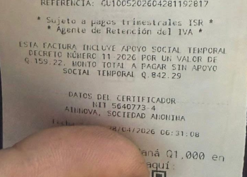 Apoyo temporal para combustibles se puede verificar en las facturas