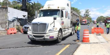 Restricción temporal de circulación de transporte de carga perdura hasta el domingo./Foto: DGT.