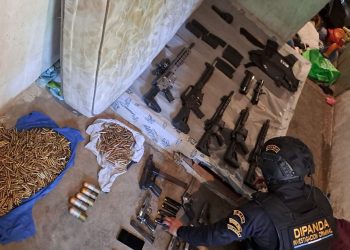 PNC localiza arsenal durante operativo en Las Tapias, zona 18