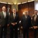 Autoridades de gobierno reciben a los encargados de Negocios de Estados Unidos. / Foto: @usembassyguate.
