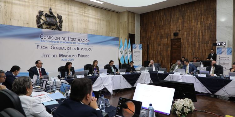 Comisión de postulación para la elección de fiscal del Ministerio Público. / Foto: OJ.