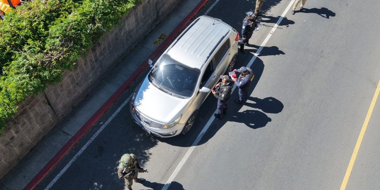 PNC mantiene operativos en distintos putos del país. / Foto: PNC