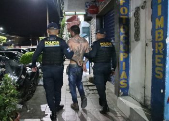 El hombre tenía una orden de captura activa. / Foto: PNC.