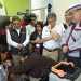 Presidente participa en la inauguración de puesto de salud en Todos Santos Cuchumatán. (Foto: Álvaro Interiano)