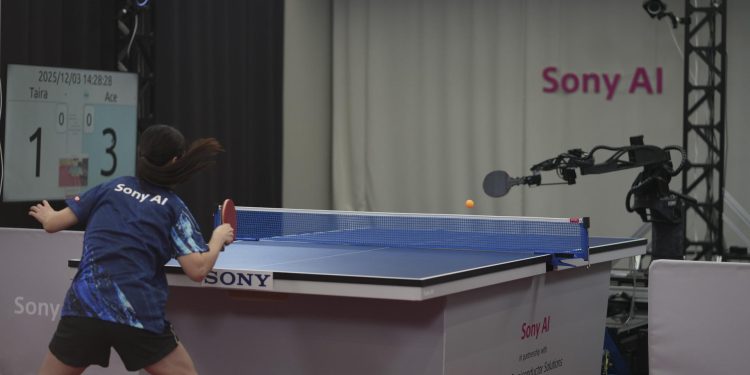 El robot Ace, de la japonesa Sony, consiguió derrotar a deportistas expertos en competición de tenis de mesa.