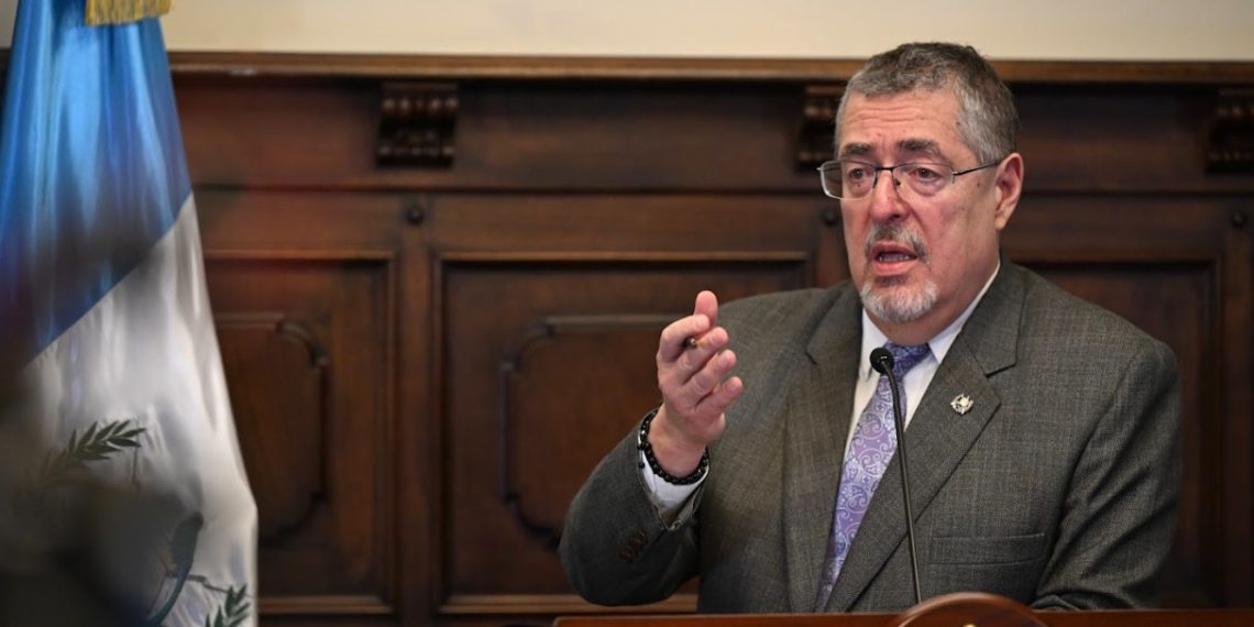 Presidente Bernardo Arévalo anuncia un nuevo estado de prevención. / Foto: Byron de la Cruz.