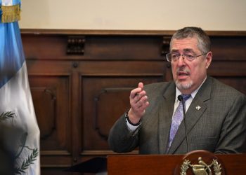 Presidente Bernardo Arévalo anuncia un nuevo estado de prevención. / Foto: Byron de la Cruz.