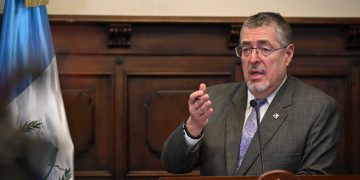 Presidente Bernardo Arévalo anuncia un nuevo estado de prevención. / Foto: Byron de la Cruz.