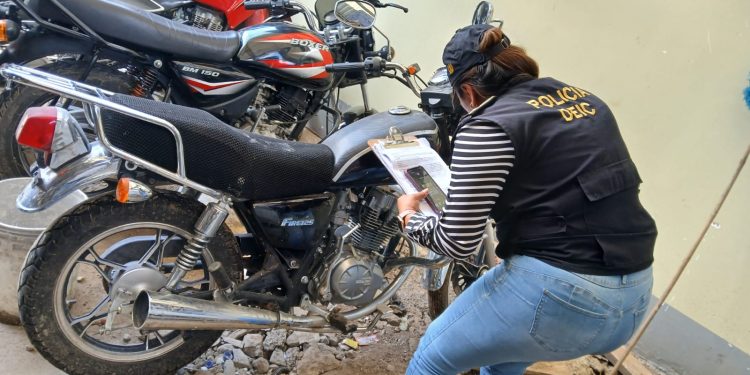 Como parte de estos resultados, la PNC ha logrado recuperar 491 motocicletas que contaban con reporte de robo. / Foto: PNC