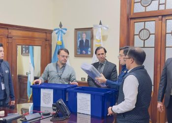 Secretaría General de la Presidencia recibe nueva nómina de aspirantes a fiscal general. / Foto: Gobierno de Guatemala.