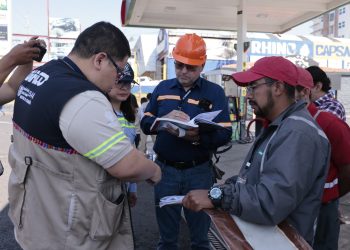 Más de 90 gasolineras fueron supervisada para verificar apoyo temporal a los combustibles