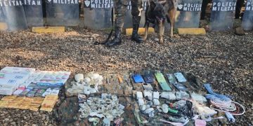 Durante la inspección en Renovación I, las fuerzas de seguridad localizaron diversos objetos prohibidos / Foto: Ejército