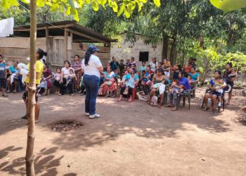Jornada educativa promueve la salud en San Antonio El Mangal, de San Andrés Villa Seca