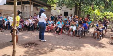 Jornada educativa promueve la salud en San Antonio El Mangal, de San Andrés Villa Seca