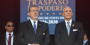 Presidente Bernardo Arévalo participó en la toma de posesión de Laura Fernández como mandataria de Costa Rica. / Foto: Antonio Ramírez.