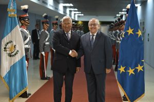 António Costa, Presidente del Consejo Europeo arriba a Guatemala para una visita oficial