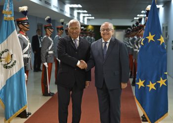António Costa, Presidente del Consejo Europeo arriba a Guatemala para una visita oficial