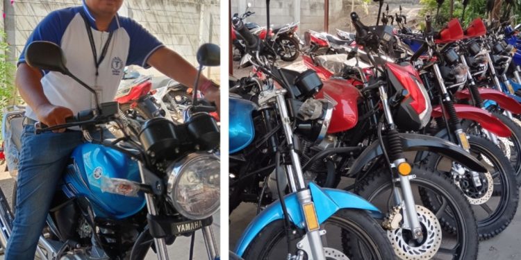 Motocicletas fortalecerán atención médica en comunidades rurales de Jutiapa. (Foto: MSPAS)