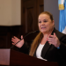 Mineduc jamás iba a firmar un pacto colectivo con artículos ilegales, compartió la ministra. (Foto: Gilbert García)