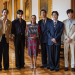 BTS junto a la presidenta de México, Claudia Sheinbaum. / Foto: X @Claudiashein.