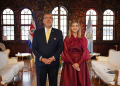Presidente Bernardo Arévalo junto a la presidente electa de Costa Rica, Laura Fernández. / Foto: Gobierno de Guatemala.