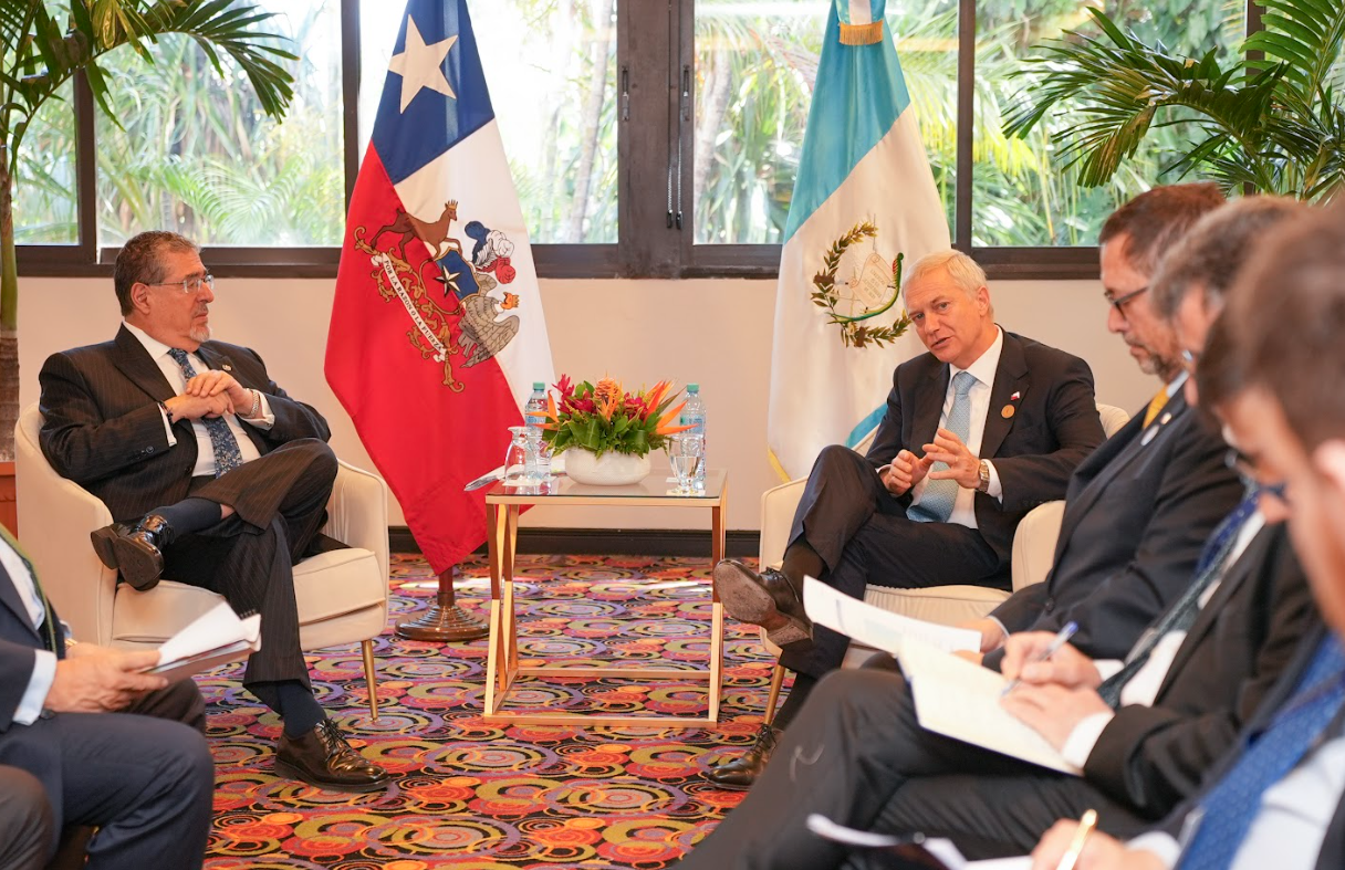Reunión bilateral Guatemala y Chile.