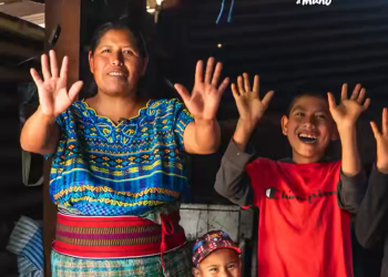 Familias de San Gaspar Ixchil presentan mejoras en su calidad de vida con Mano a Mano./Foto: Mides.