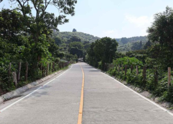 Mejoramiento vial en San Pedro Yepocapa./Foto: FSS.