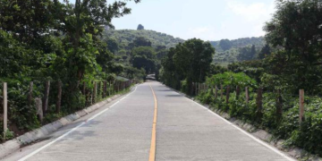 Mejoramiento vial en San Pedro Yepocapa./Foto: FSS.